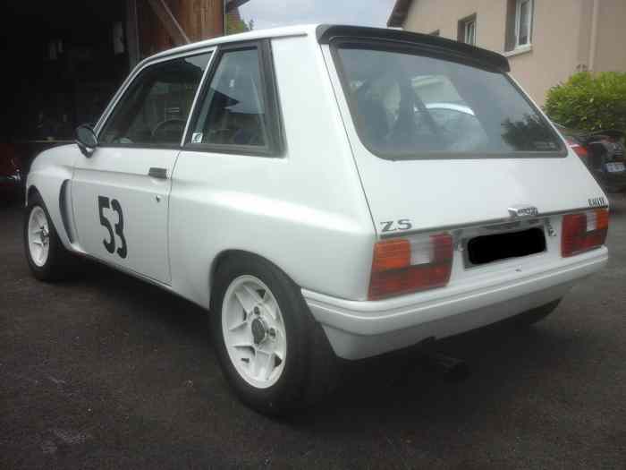 PEUGEOT 104 ZS RALLYE VHC GROUPE 2 1124 cc ETAT CONCOURS pièces et