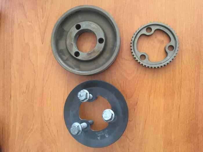 Lot pièces attelage mobile DS3 - Pack of parts Fly Wheel Engine Pullet DS3