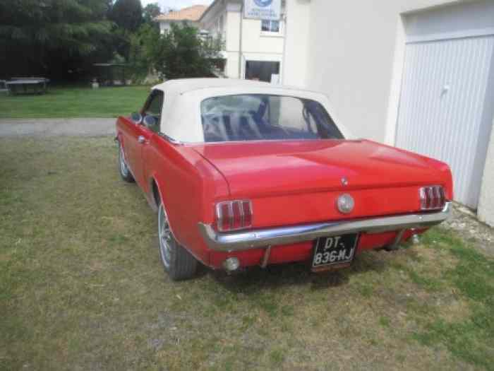 MUSTANG CABRIOLET 1966  6CYLINDRES 2