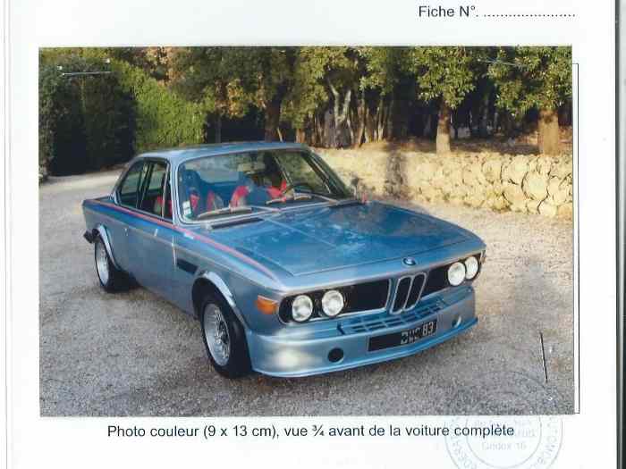 BMW 3.0 CSL année 1973 0