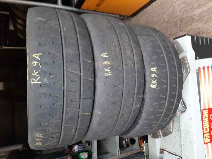 Lot pneus racing Michelin R11 & R21 et Pirelli RK Occasion (rallye) 3