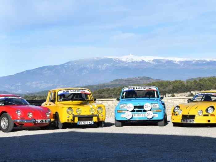 Location Alpine Renault Gordini anciennes