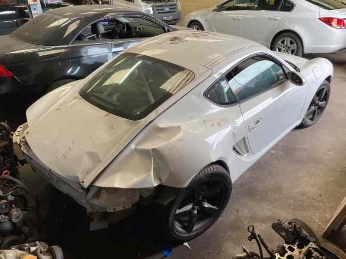 Porsche Cayman S GT  3.4 accidentée 2
