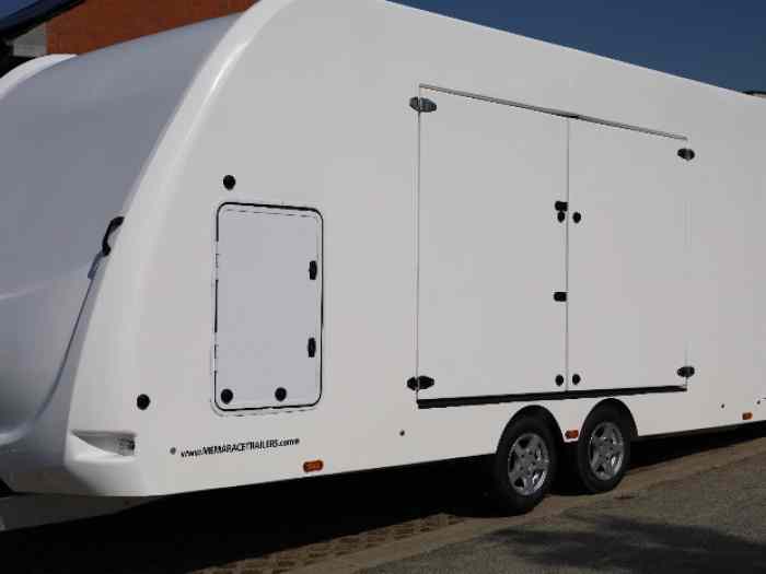 Nouvelle remorque porte-voiture fermée AST3/Mema racetrailers 4