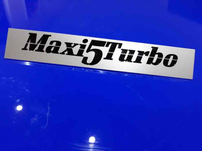 Renault 5 turbo Maxi monogramme 0