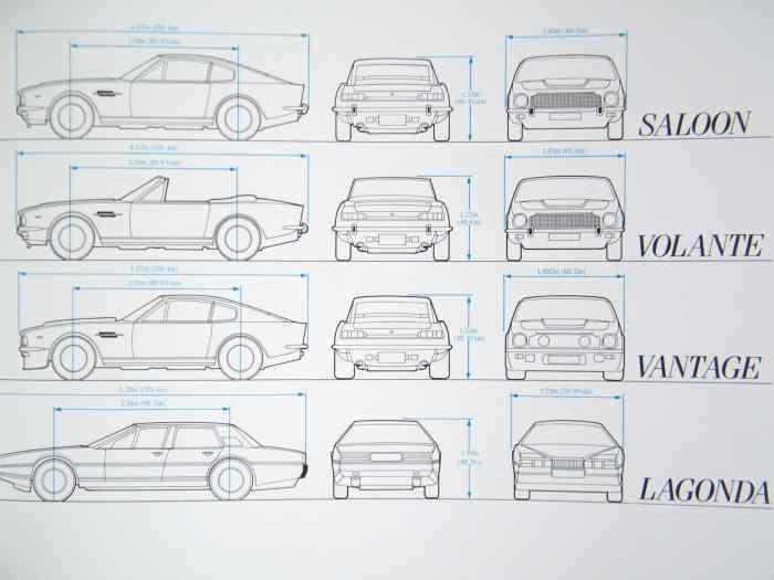 Aston Martin Vantage V8 1985 et Lagonda Ensemble de documents originaux 4