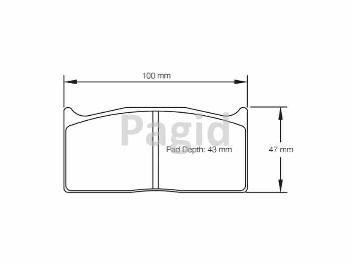 Plaquettes de frein PAGID S1283 1