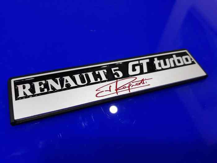 renault 5 gt turbo tableau de bord alu monogramme Ragnotti 1