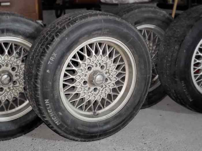 4 jantes BBS 14x6 BMW E24 1