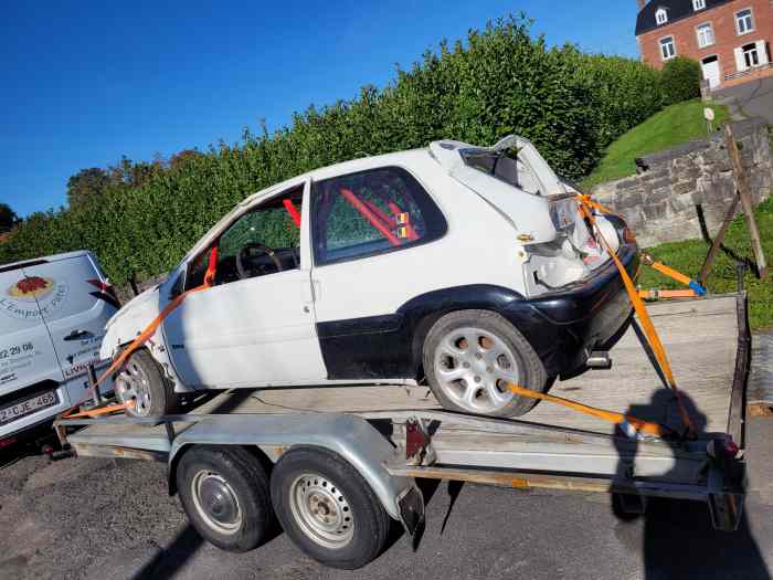 Citroen saxo n2 accidentée 2