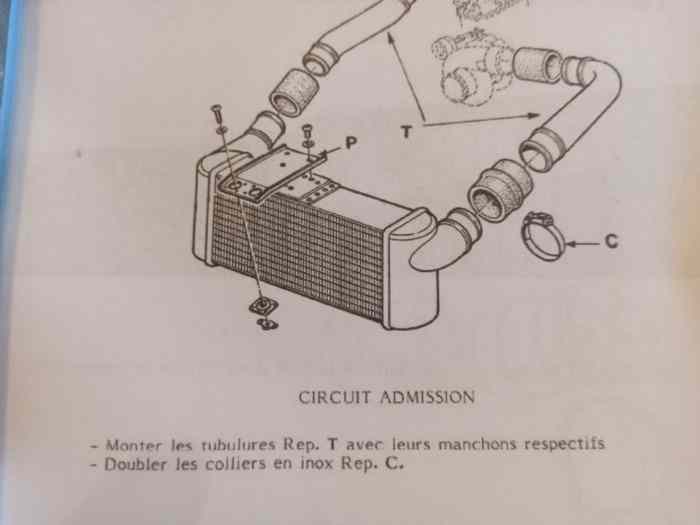 échangeur R11 turbo groupe A 3