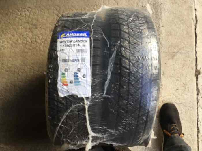 4 pneus été + hiver 175/65 R14 2