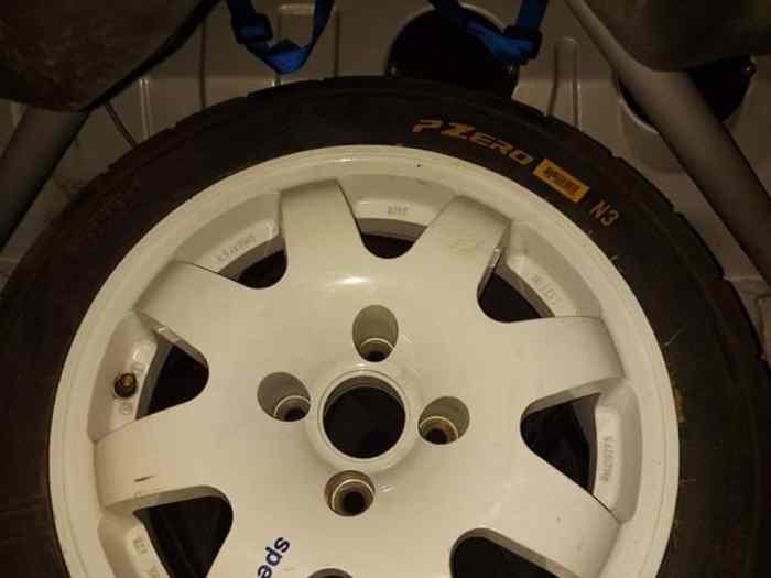 Jante Speedline SL675 Renault Clio Groupe A 15 pouces - Blanc 