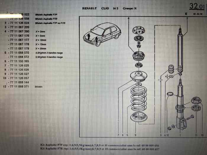 Amortisseurs Renault Clio GrN 4