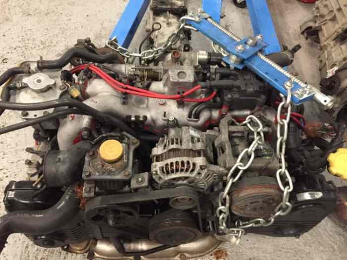 Subaru sti v5-v6 complete engine and gearbox dccd 0