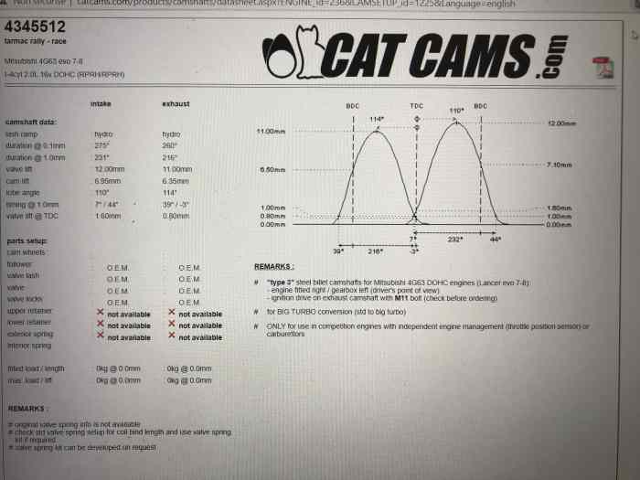 Paire AAC CATCAMS (ref 4345512) pour EVO 7 et EVO 8 1