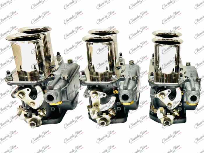 3 covers kit for carburetors weber 40DCN14 Fiat Dino 2000 Coupè Spider 2