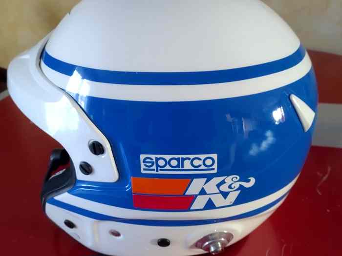 Casque jet Sparco 1977 RJ-3I Hans Rallye Fia 1