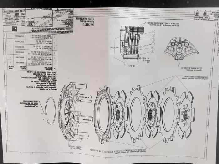 Embrayage tri disques neuf 4