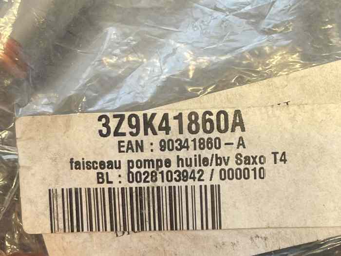 Faisceau pompe a huile BV saxo T4 3z9k41860a NEUF 2