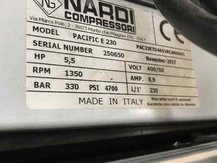 compresseur NARDI PACIFIC 23 4