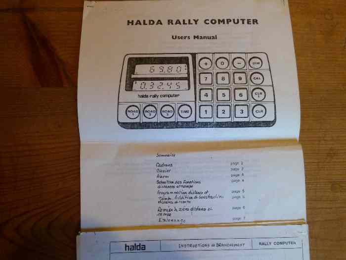 HALDA RALLY COMPUTER 2