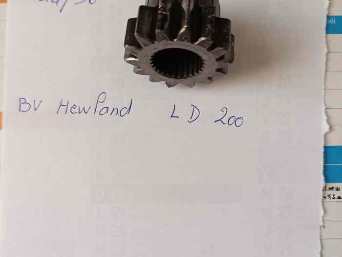 Pièces pour boite de vitesse Hewland LD 200 2