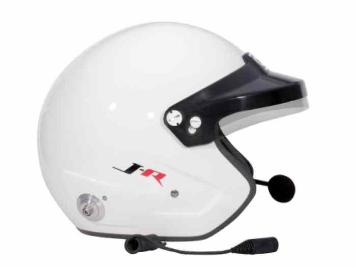 Casque OMP J-R Tout Neuf ! Taille 61+, Norme FIA 8859-2015 en vigueur, Equipé Hans et Kit Micro HP ZeroNoise Nexus Femelle 1