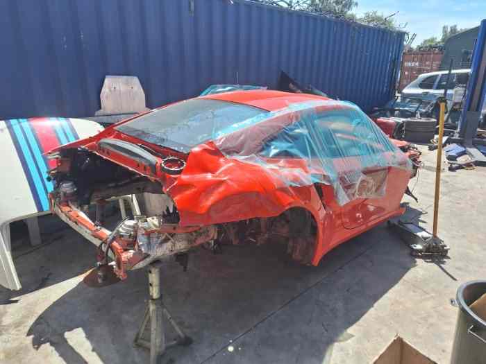 Caisse nue accidentée Porsche 991 GT3 ...