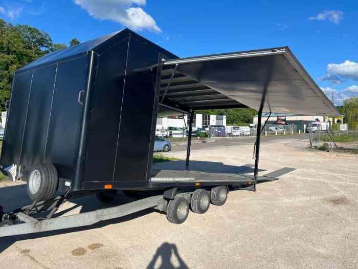 Remorque porte voiture fermée VEZEKO SKL 3500 kg 475x220x200 - En stock 2