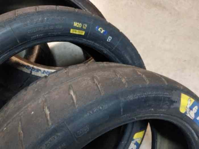 Lot de 8 pneus Michelin M20 en 20-65-18 : 1