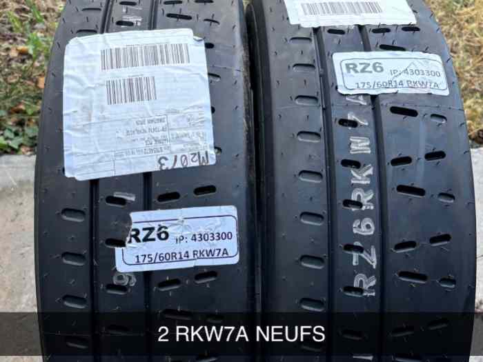 Pirelli 14 pouces neufs ( RK5/RK7/RKW7...