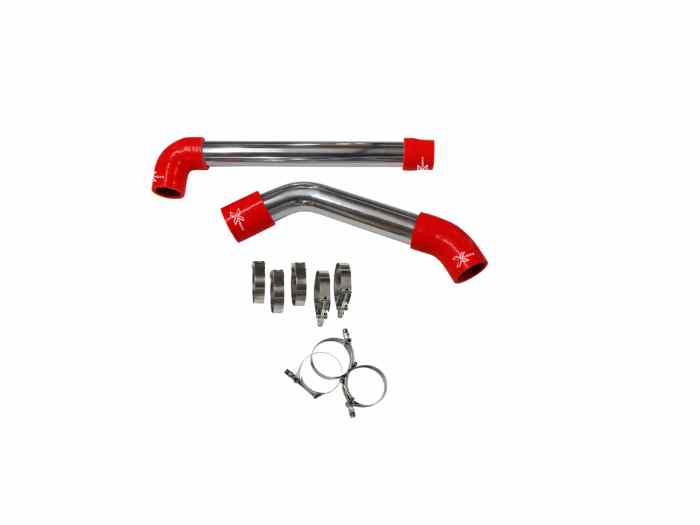 Kit 2 durites turbo aluminium-silicone...