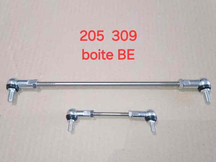 Kit biellettes renforcées commande boite BE 205-309 1