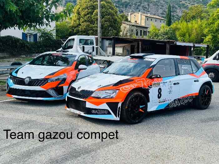 Location 208 rc4 Clio rc5 Skoda r5