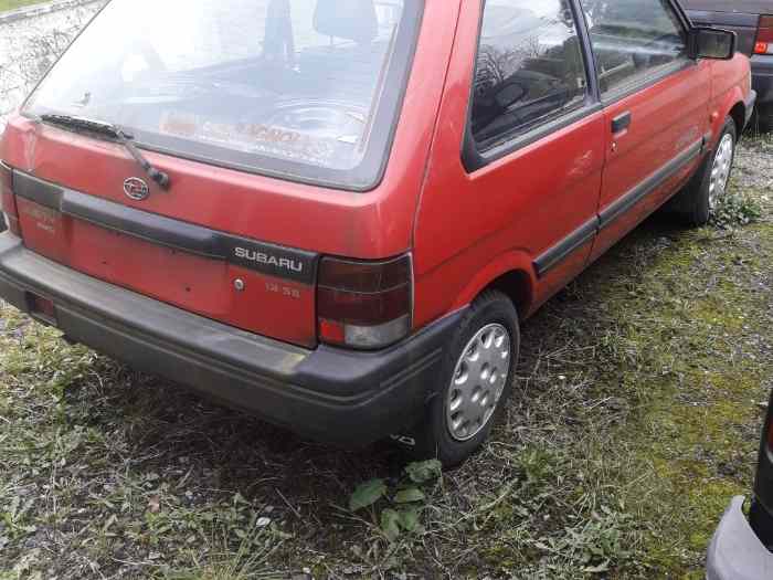 Lot de 3 Subaru Justy 4x4 1