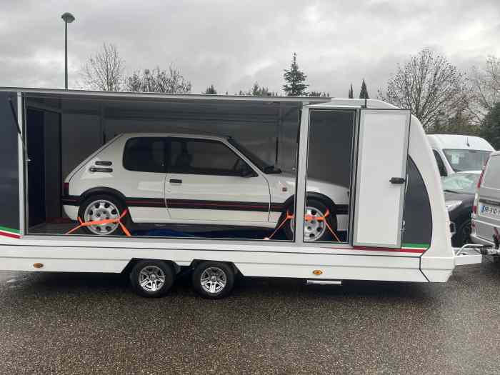 REMORQUE FERMEE TURATELLO F26 PORTE VOITURE TRANSPORT VEHICULE TRAILER RACE 1