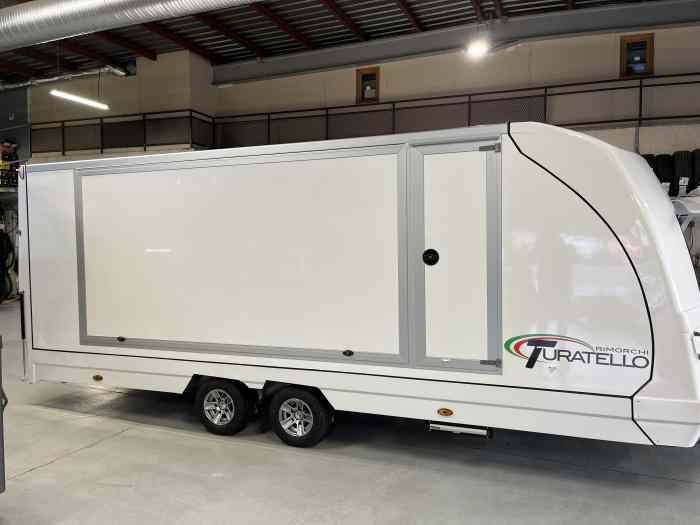 REMORQUE FERMEE TURATELLO F26 PORTE VOITURE TRANSPORT VEHICULE TRAILER RACE 0