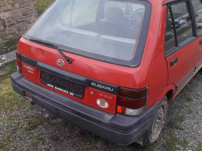 Lot de 3 Subaru Justy 4x4 2