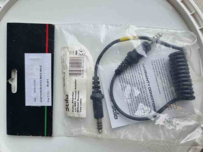 Cable adaptateur radio Peltor Stilo