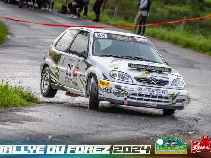 Croze location loue 106 et saxo top n2 pour le rallye du devoluy 2024 4