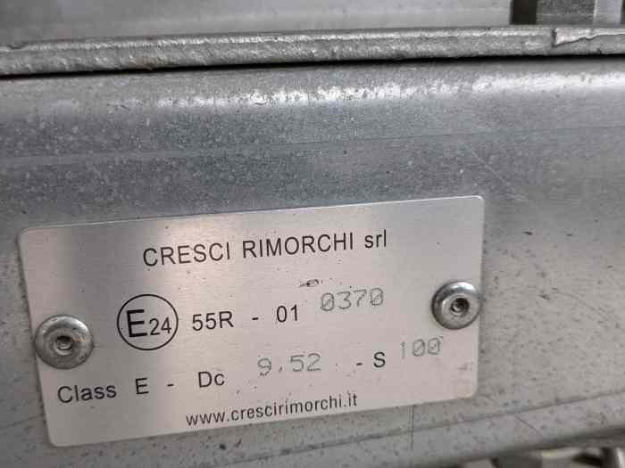 Rimorchio Carrello Cresci 1