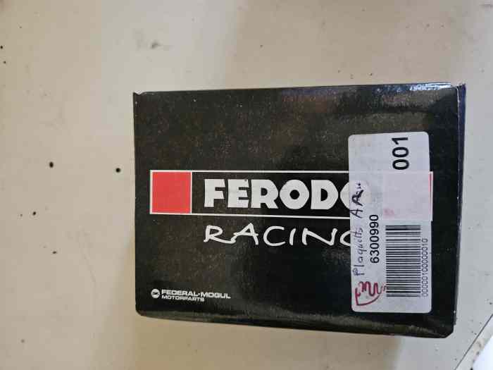 Plaquette Frein Ferodo Racing Alfa Giulia 1