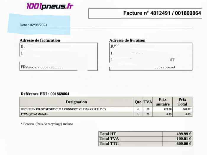 4 Michelin Pilot Sport Cup2 215/45/17 4