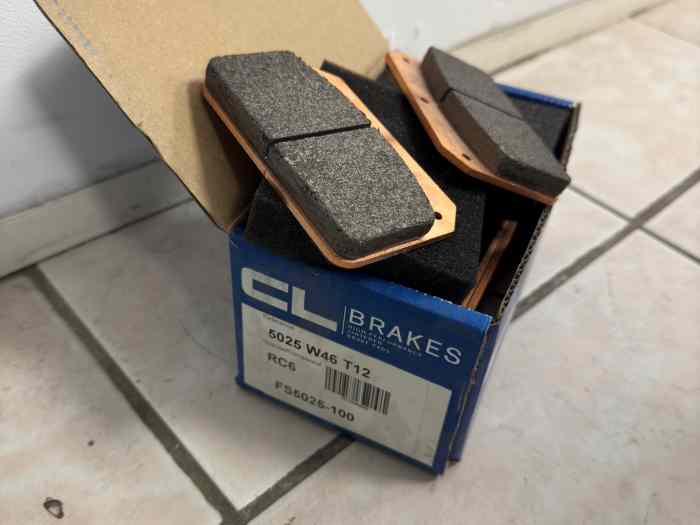 Plaquettes CL BRAKES RC6 5025W26T12