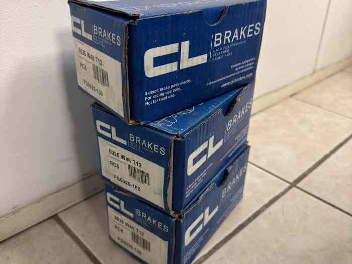 Plaquettes CL BRAKES RC6 5025W26T12 1