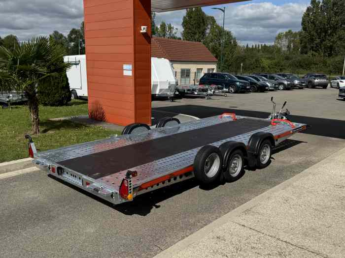 REMORQUE PORTE VOITURE BRIAN JAMES A-TRANSPORTER A4 5.0m X 2.0m 3000 kg 1