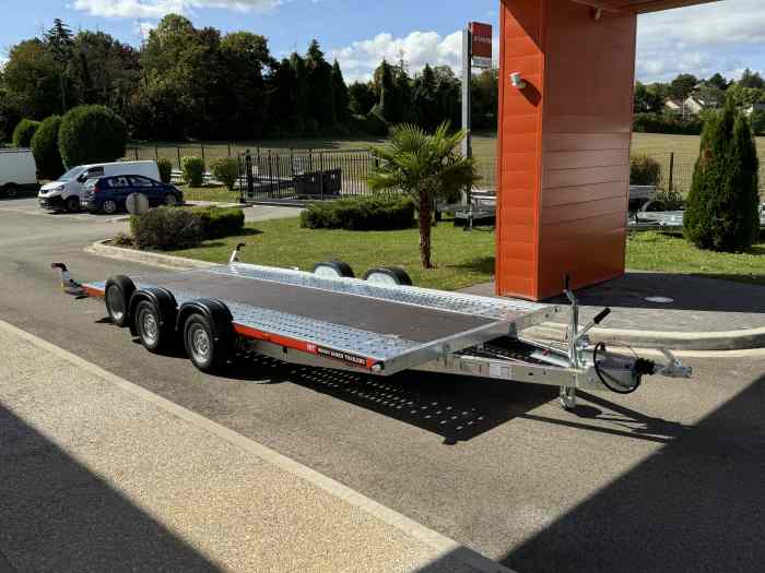 REMORQUE PORTE VOITURE BRIAN JAMES A-TRANSPORTER A4 5.0m X 2.0m 3000 kg 5