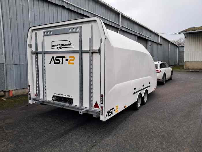 -EN STOCK- Remorque porte voiture fermée AUTOSPORT TRAILER AST2 1