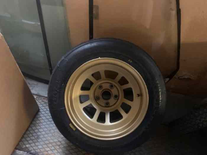 set de roues de tomaso pantera groupe 4 neuves avec pneus michelin neufs 1